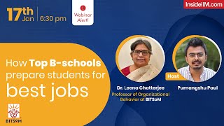 How Top B-schools prepare students for best jobs webinar