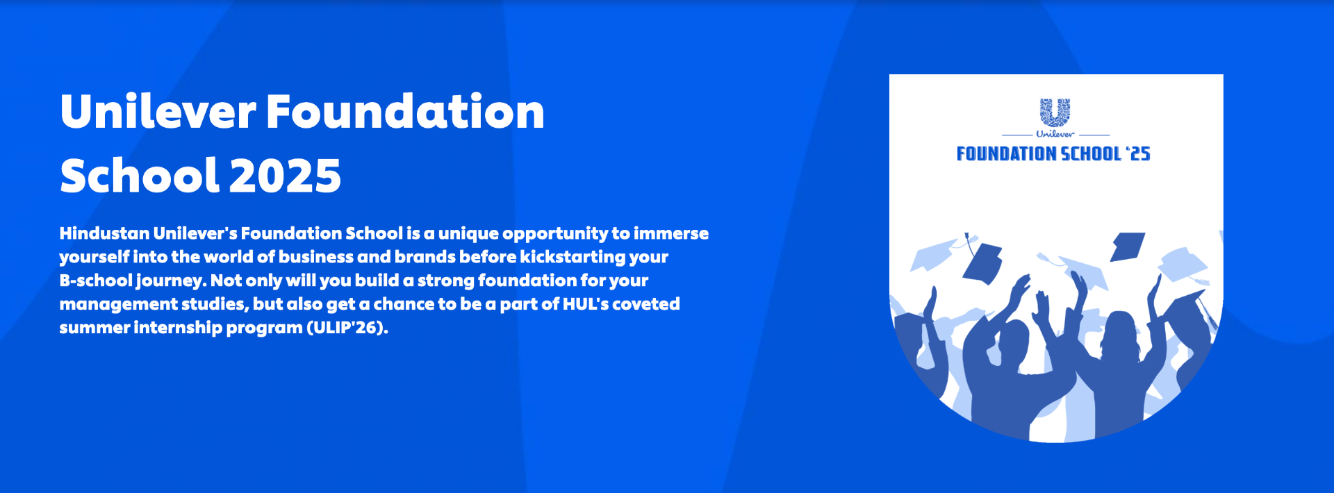 Unilever Foundation School 2025